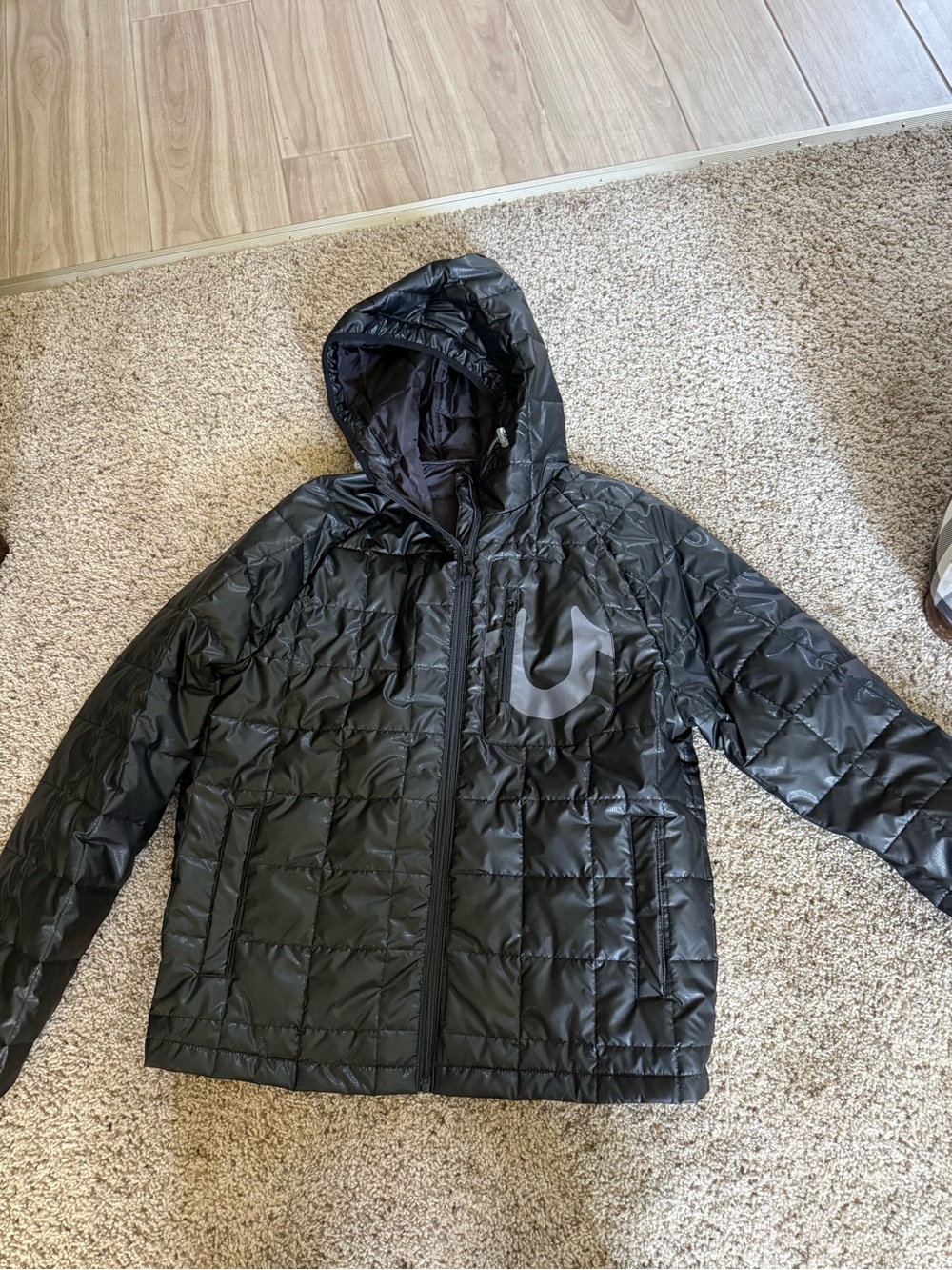 True Religion Jacket Black, Men's - Picture 4 of 6